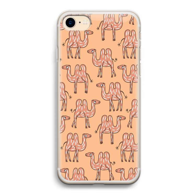 Kameel: iPhone 7 Transparant Hoesje