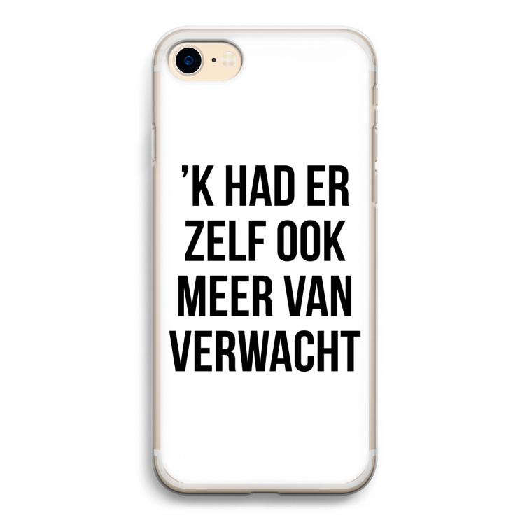 Meer verwacht: iPhone 7 Transparant Hoesje