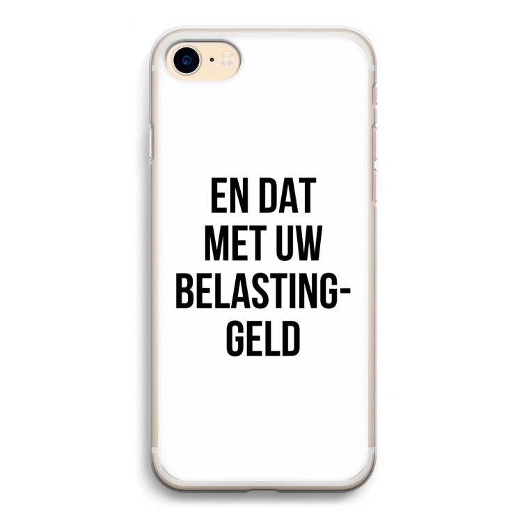 Belastinggeld: iPhone 7 Transparant Hoesje