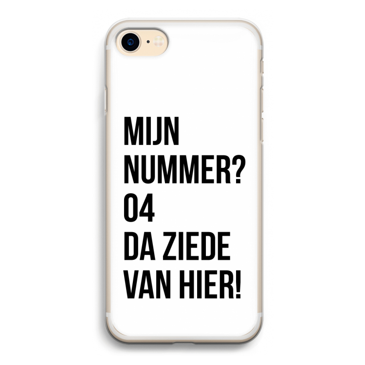 Da ziede van hier: iPhone 7 Transparant Hoesje