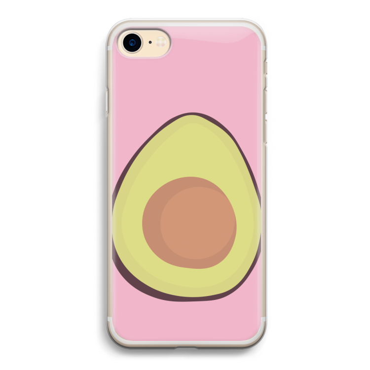 Avocado: iPhone 7 Transparant Hoesje