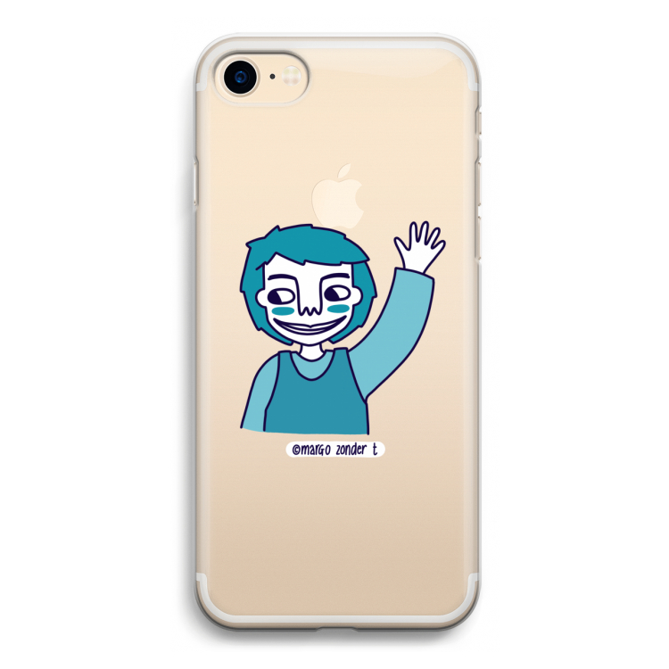 Zwaai: iPhone 7 Transparant Hoesje