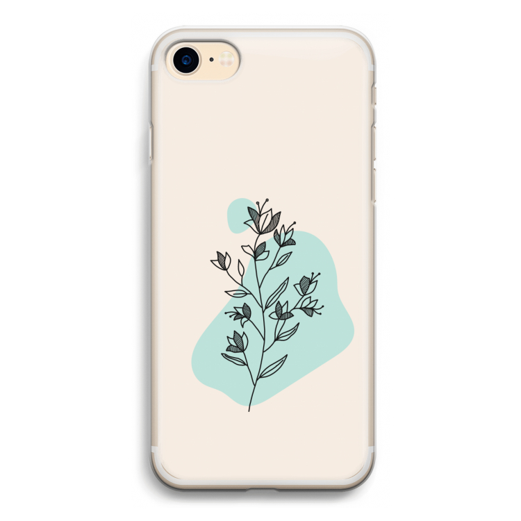 Violets are blue: iPhone 7 Transparant Hoesje