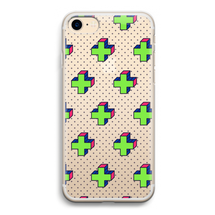 8-bit N°10: iPhone 7 Transparant Hoesje