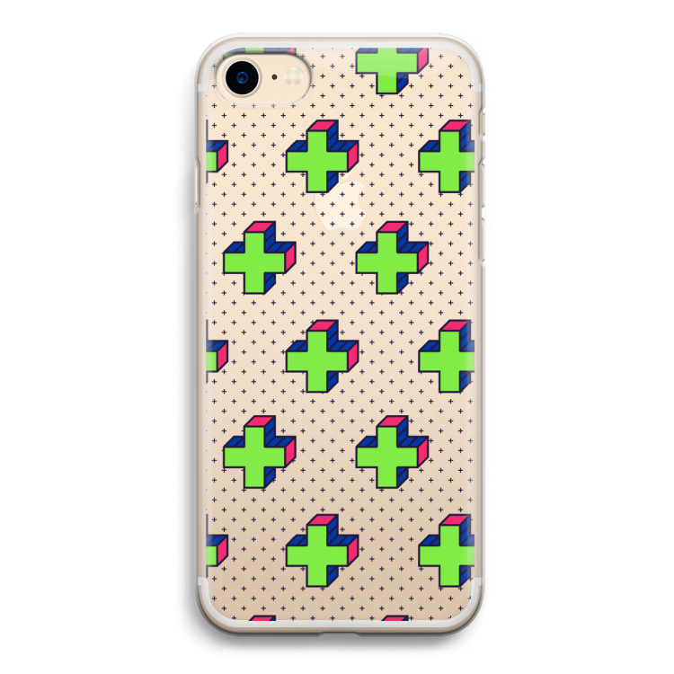 8-bit N°10: iPhone 7 Transparant Hoesje