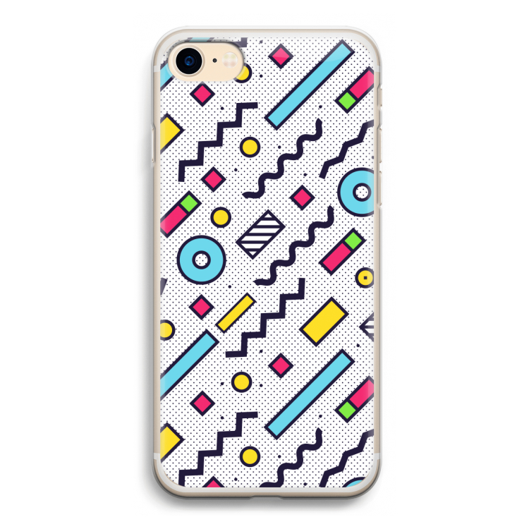 8-bit N°8: iPhone 7 Transparant Hoesje