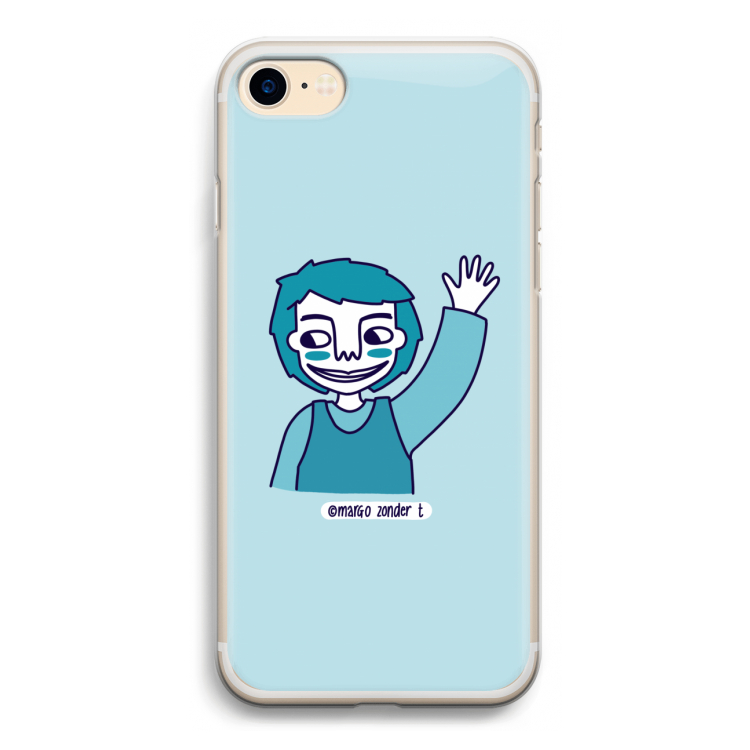 Zwaai: iPhone 7 Transparant Hoesje
