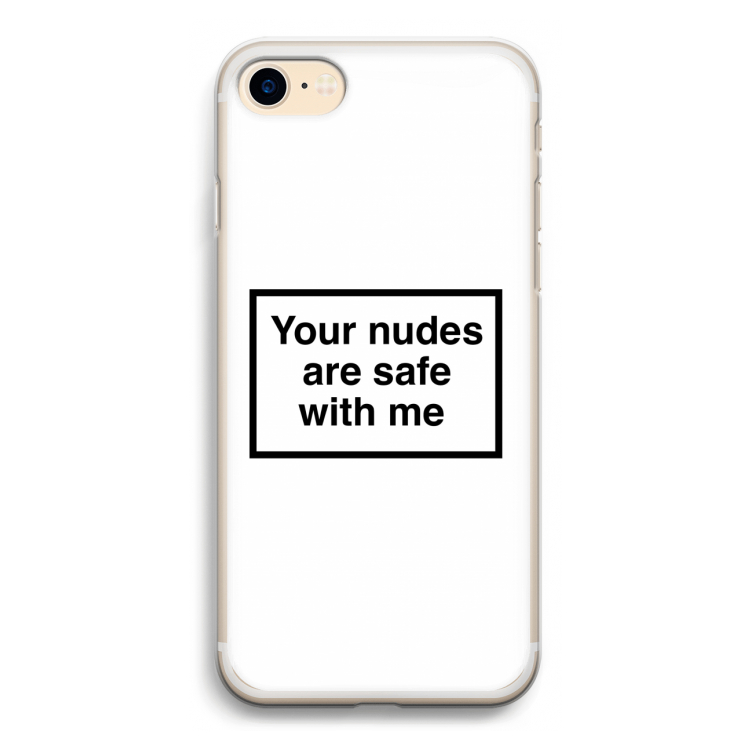 Safe with me: iPhone 7 Transparant Hoesje