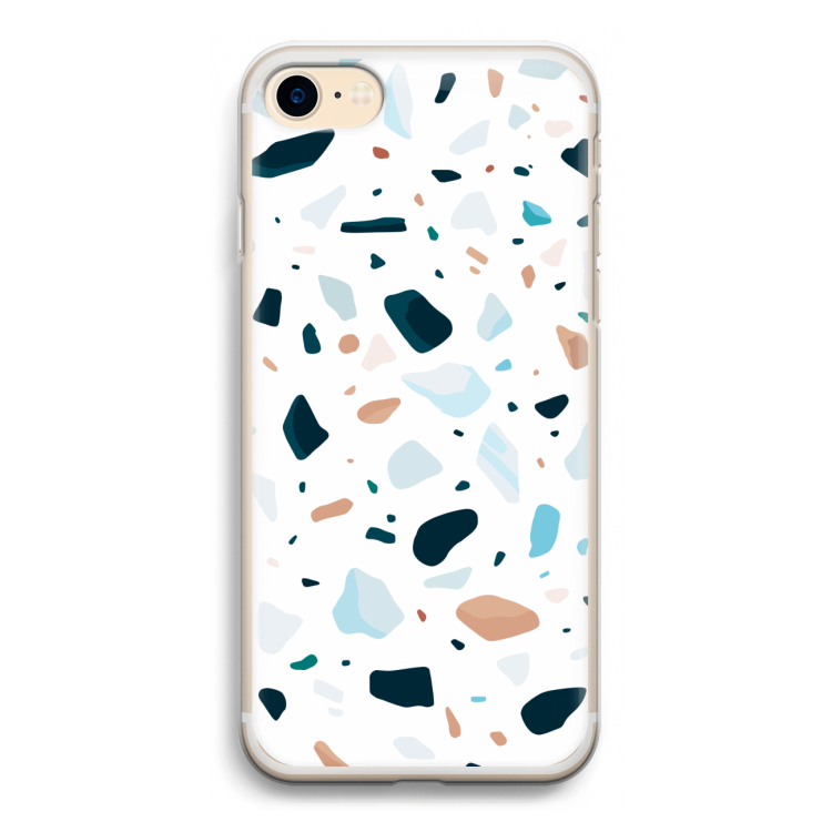 Terrazzo N°13: iPhone 7 Transparant Hoesje