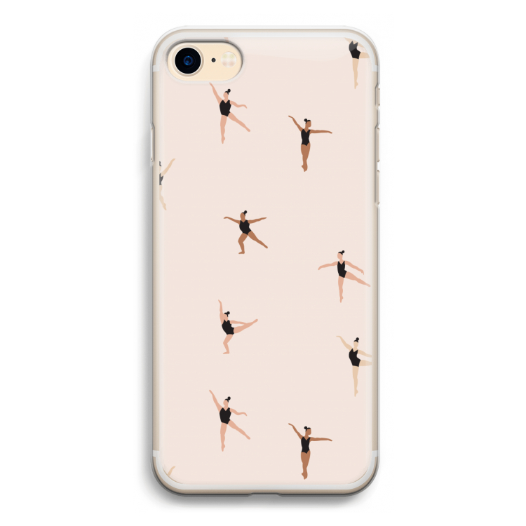 Dancing #1: iPhone 7 Transparant Hoesje