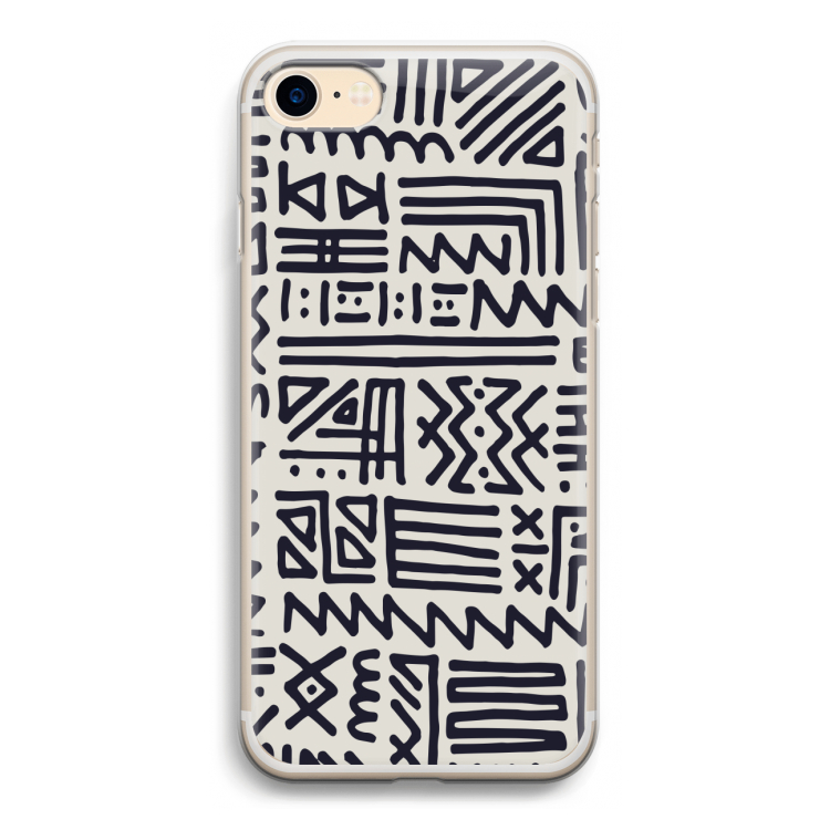 Marrakech print: iPhone 7 Transparant Hoesje