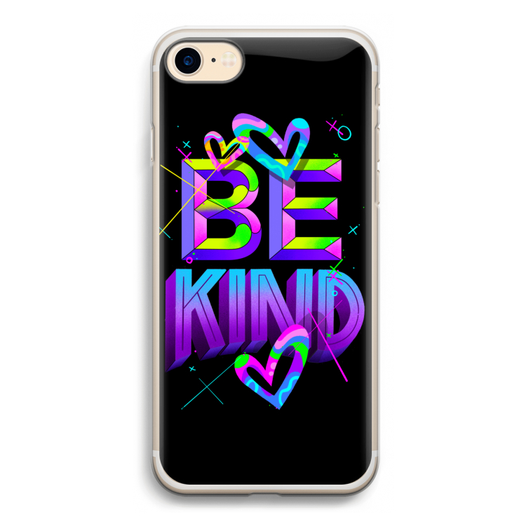 Be Kind: iPhone 7 Transparant Hoesje