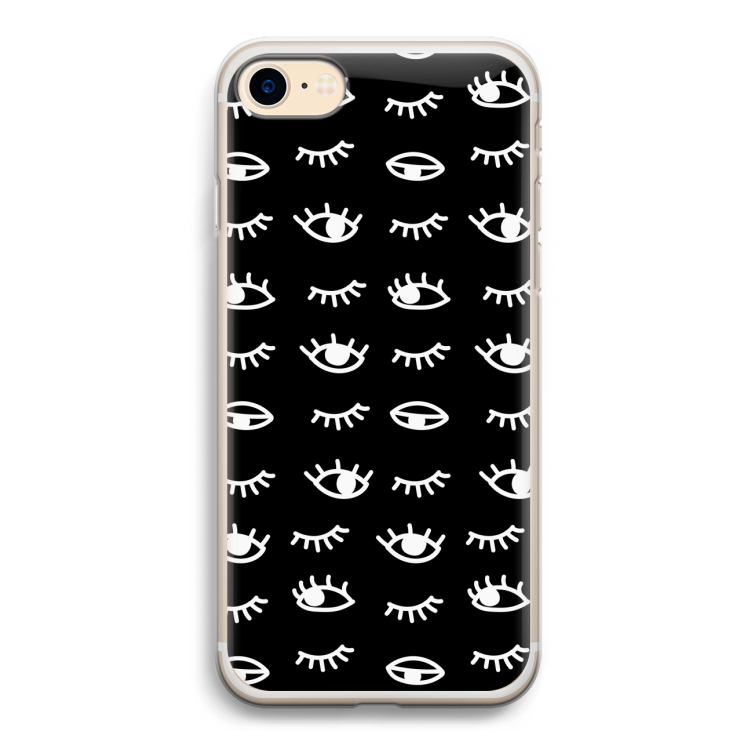 Eye pattern #3: iPhone 7 Transparant Hoesje