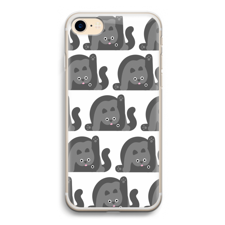Cats: iPhone 7 Transparant Hoesje
