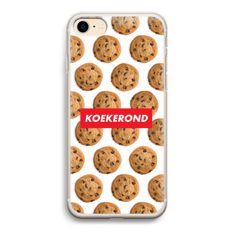 Koekerond: iPhone 7 Transparant Hoesje