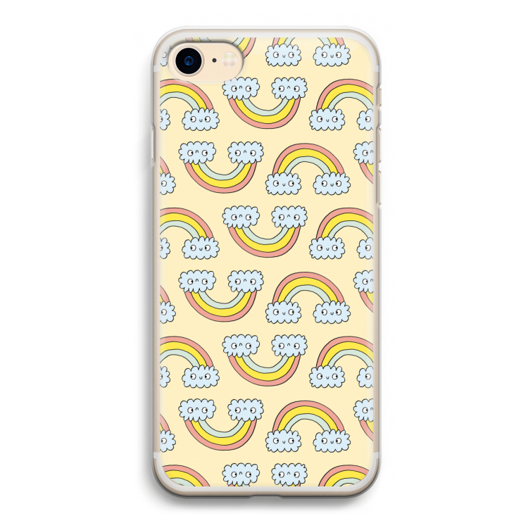 Regenboog: iPhone 7 Transparant Hoesje