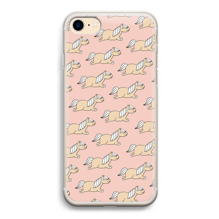 Ponys: iPhone 7 Transparant Hoesje