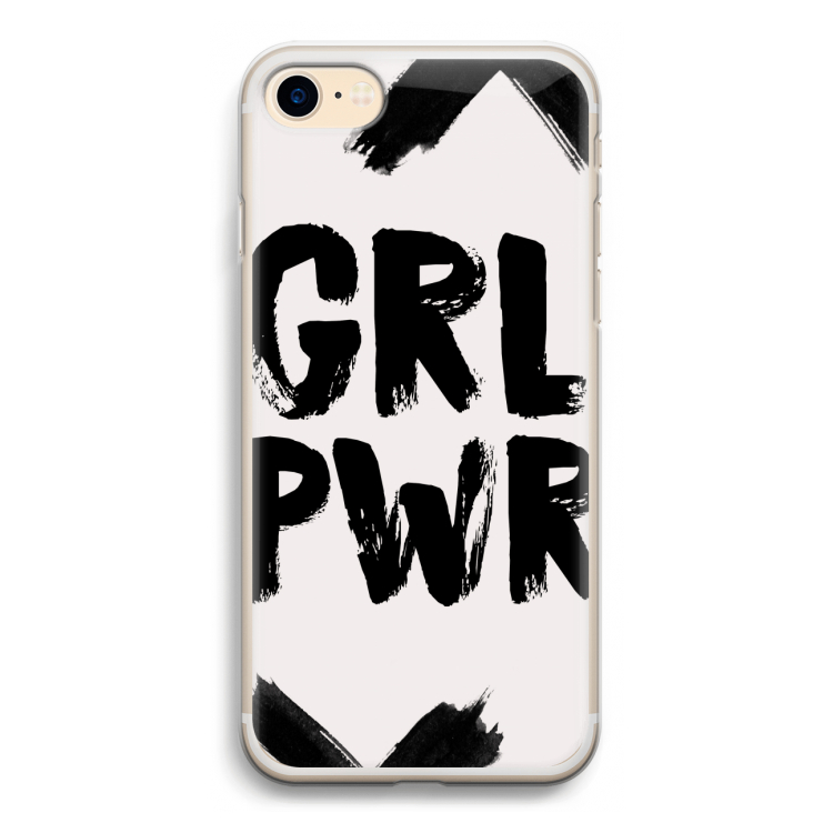 Girl Power #2: iPhone 7 Transparant Hoesje
