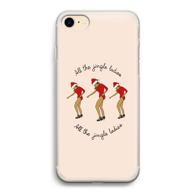 Jingle Ladies: iPhone 7 Transparant Hoesje