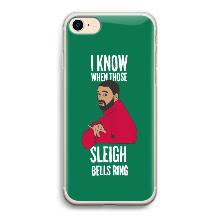 Sleigh Bells Ring: iPhone 7 Transparant Hoesje