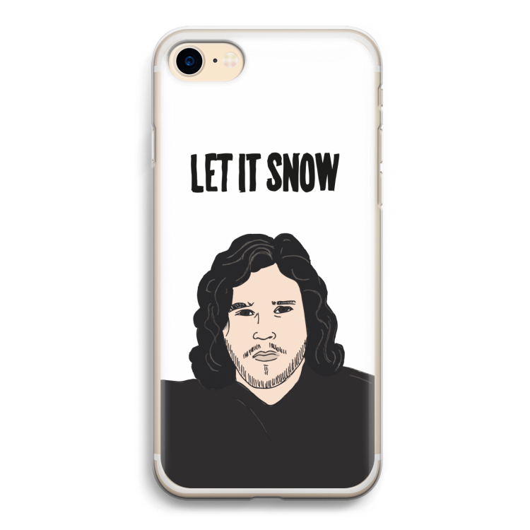 Let It Snow: iPhone 7 Transparant Hoesje