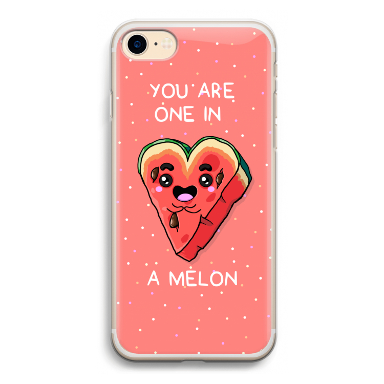 One In A Melon: iPhone 7 Transparant Hoesje