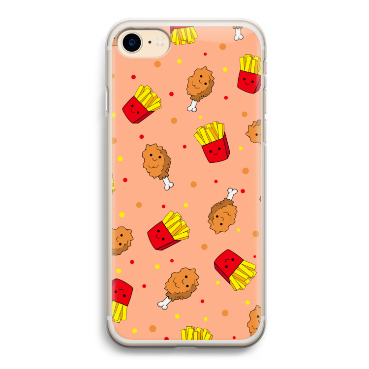 Chicken 'n Fries: iPhone 7 Transparant Hoesje