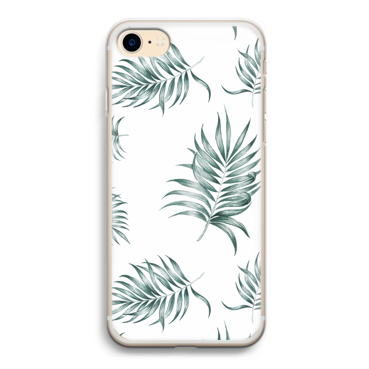 Simple leaves: iPhone 7 Transparant Hoesje