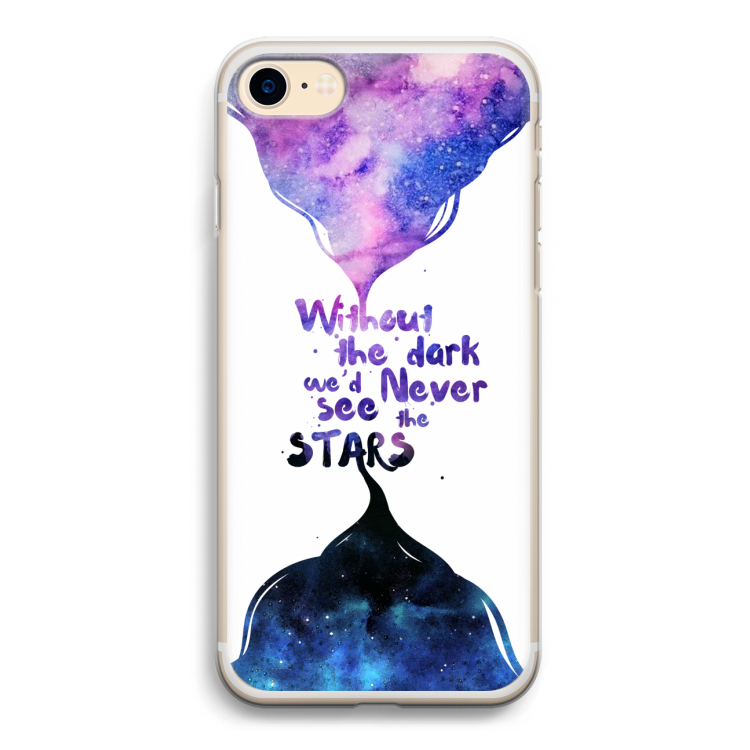 Stars quote: iPhone 7 Transparant Hoesje