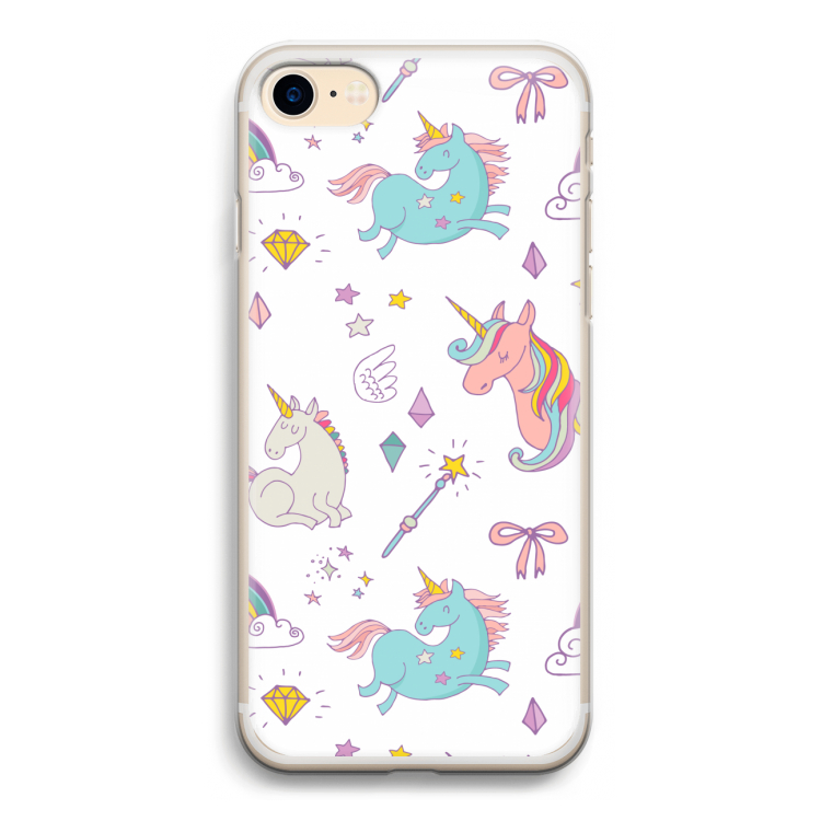 Fantasiewereld: iPhone 7 Transparant Hoesje