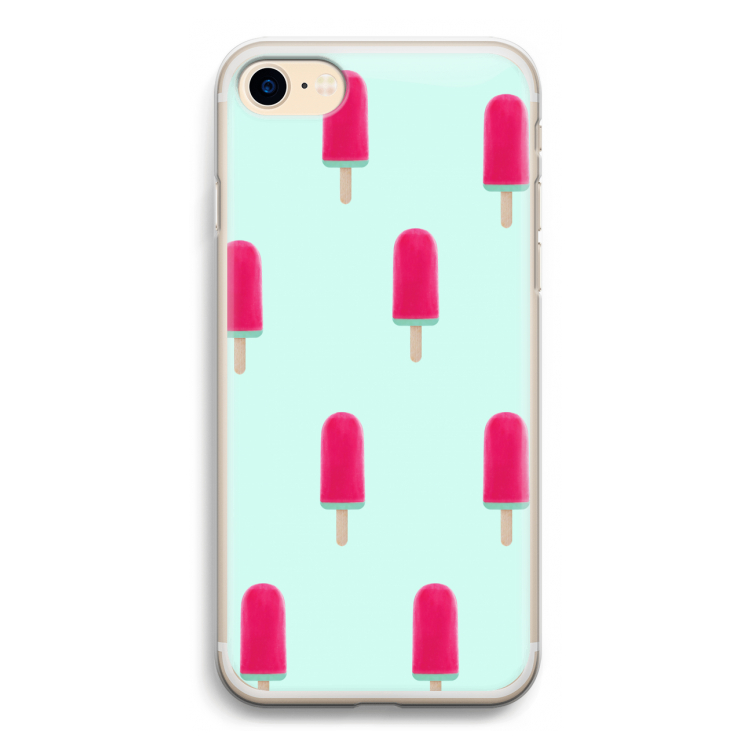 Waterijsje: iPhone 7 Transparant Hoesje
