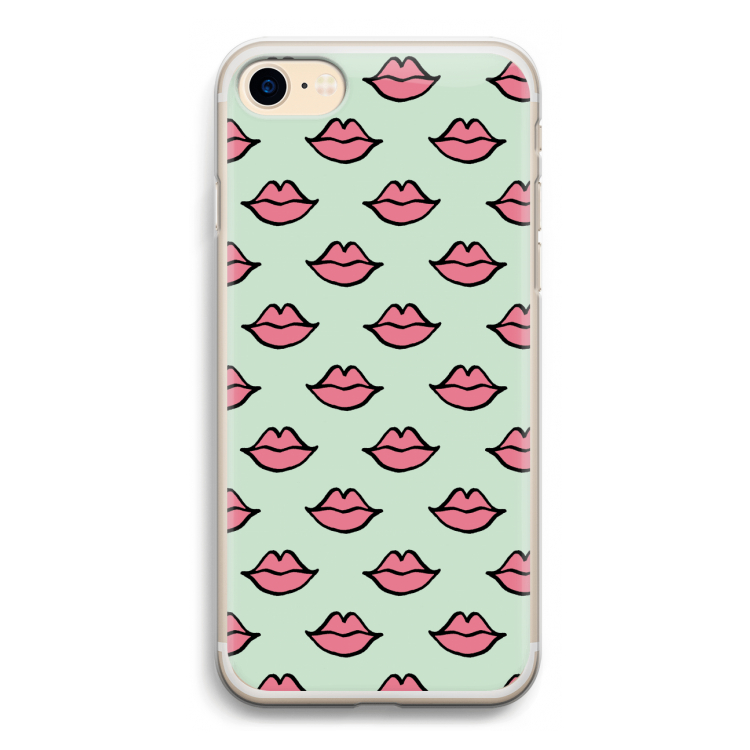 Lipjes: iPhone 7 Transparant Hoesje