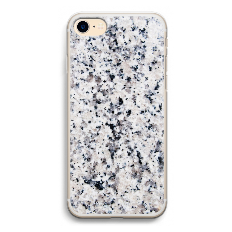 Gespikkelde marmer: iPhone 7 Transparant Hoesje