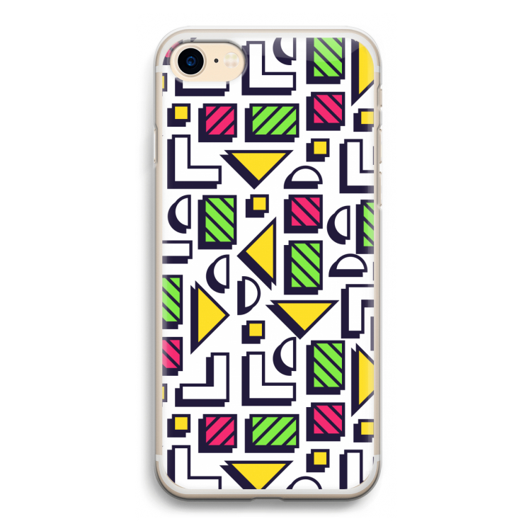 8-bit N°4: iPhone 7 Transparant Hoesje