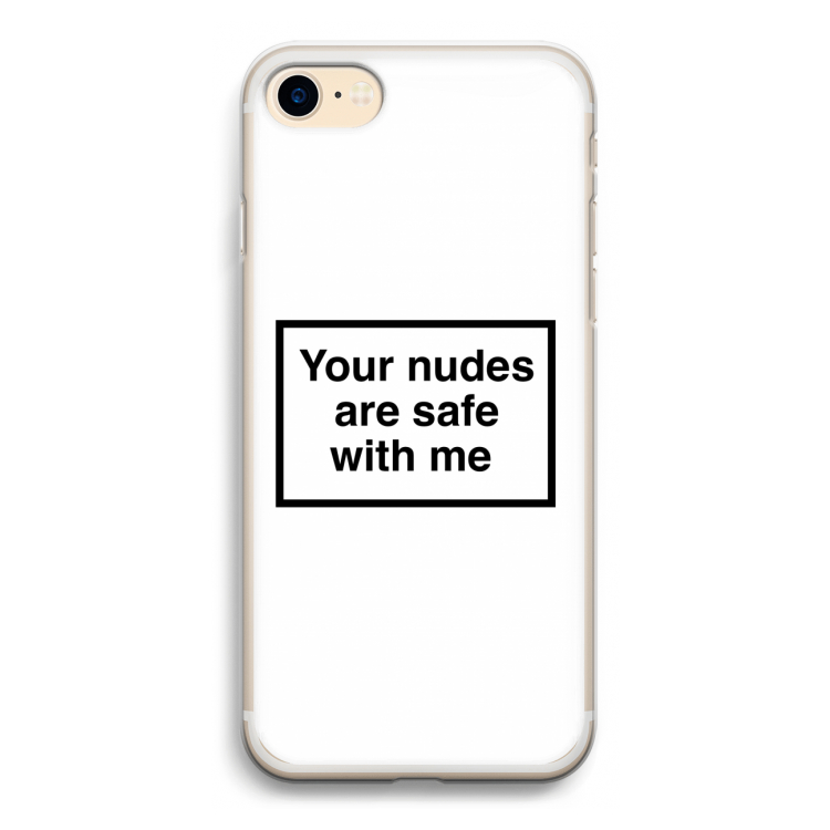 Safe with me: iPhone 7 Transparant Hoesje