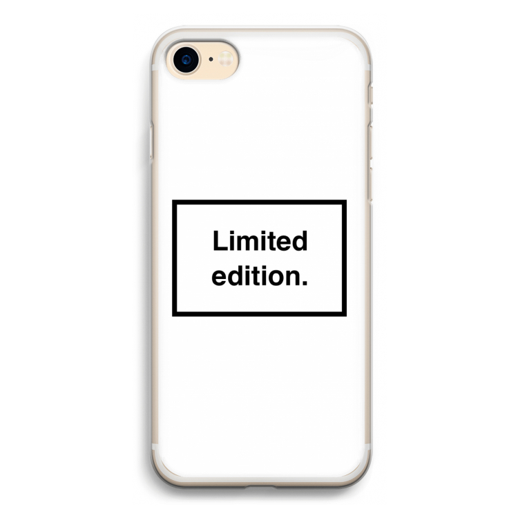 Limited edition: iPhone 7 Transparant Hoesje
