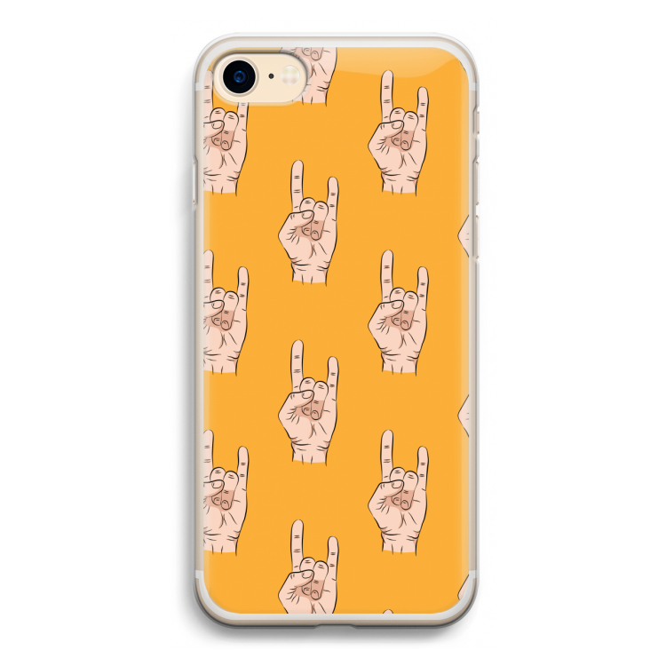 Rock: iPhone 7 Transparant Hoesje