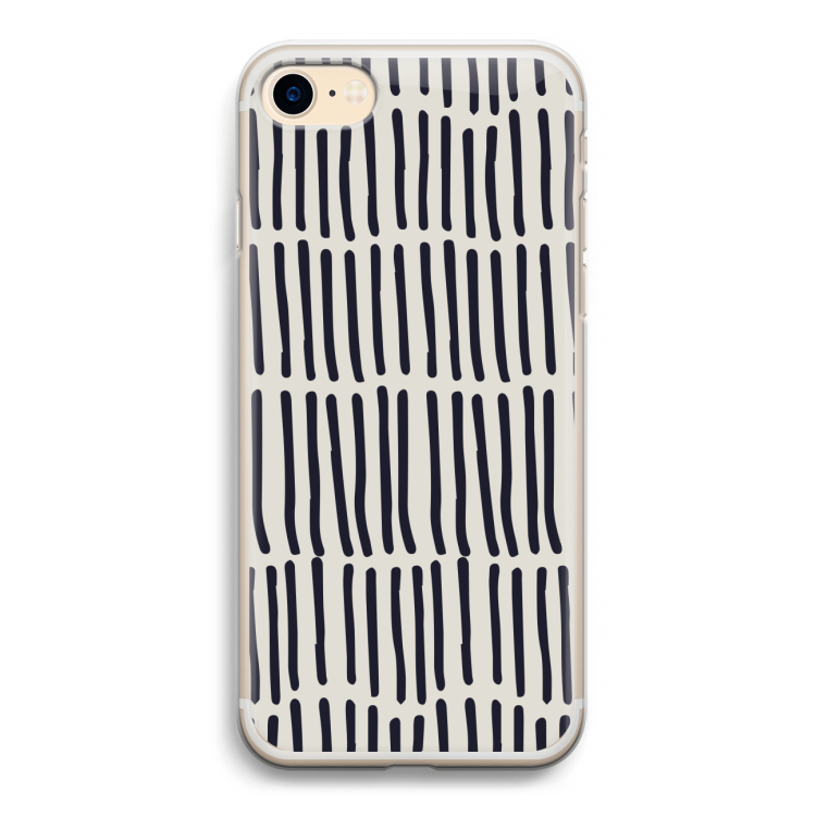 Moroccan stripes: iPhone 7 Transparant Hoesje