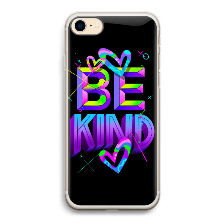 Be Kind: iPhone 7 Transparant Hoesje