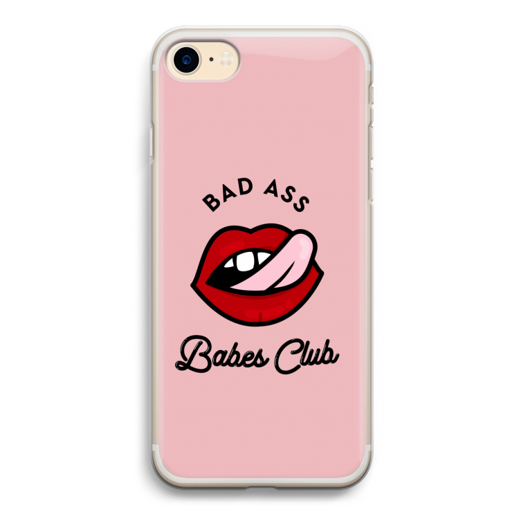Badass Babes Club: iPhone 7 Transparant Hoesje