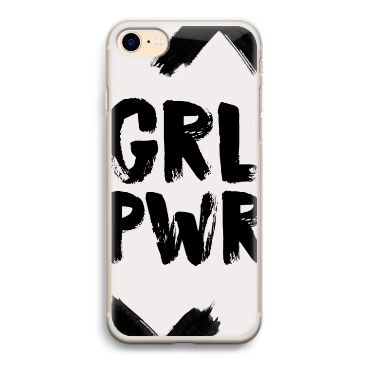 Girl Power #2: iPhone 7 Transparant Hoesje