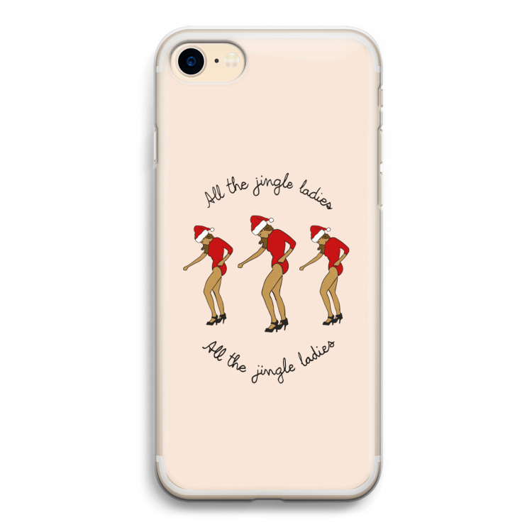 Jingle Ladies: iPhone 7 Transparant Hoesje