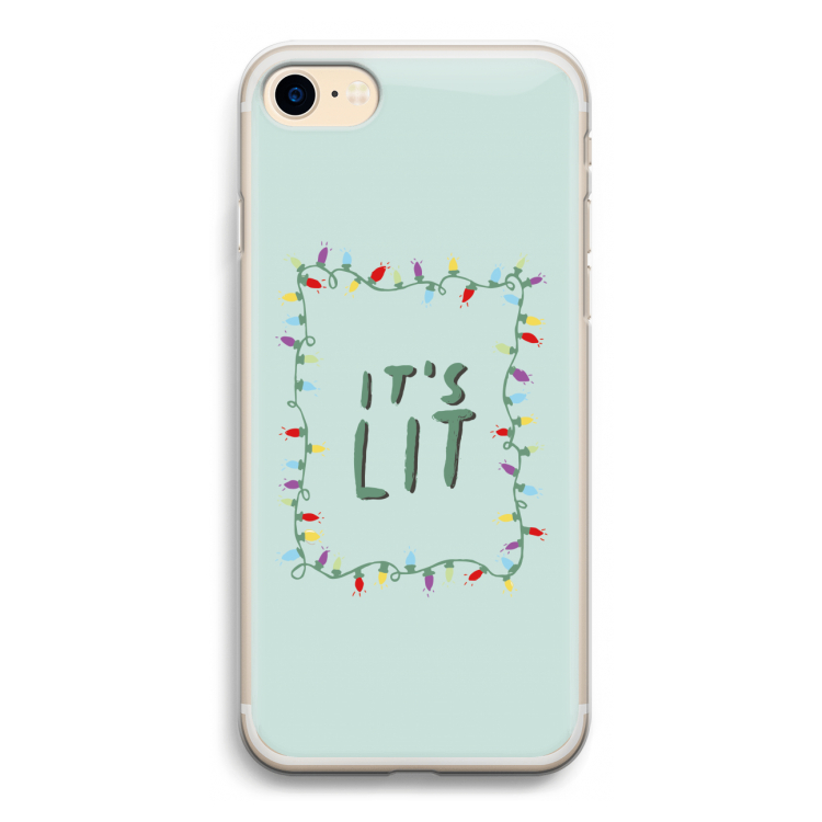 It's Lit: iPhone 7 Transparant Hoesje