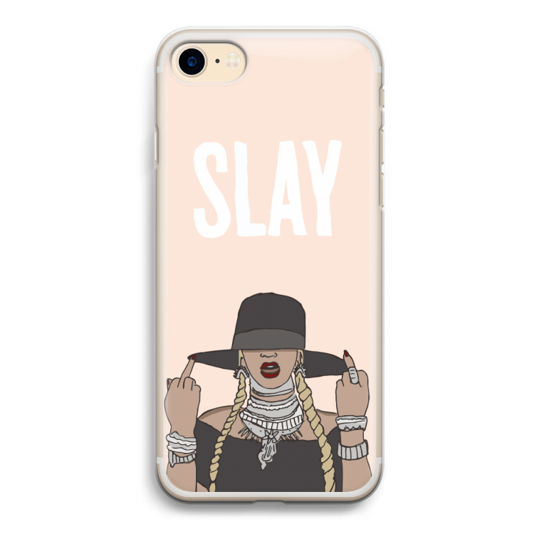 Slay All Day: iPhone 7 Transparant Hoesje