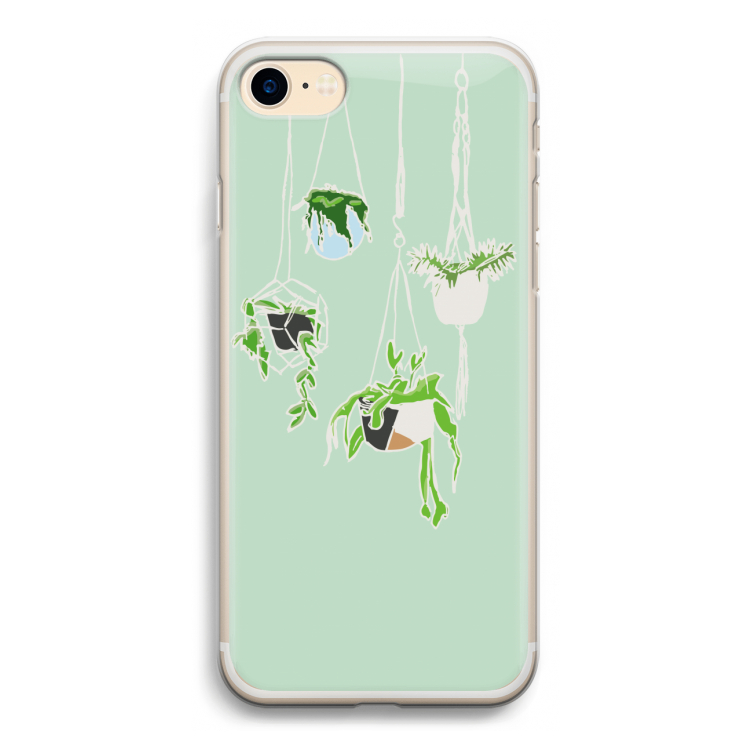 Hang In There: iPhone 7 Transparant Hoesje