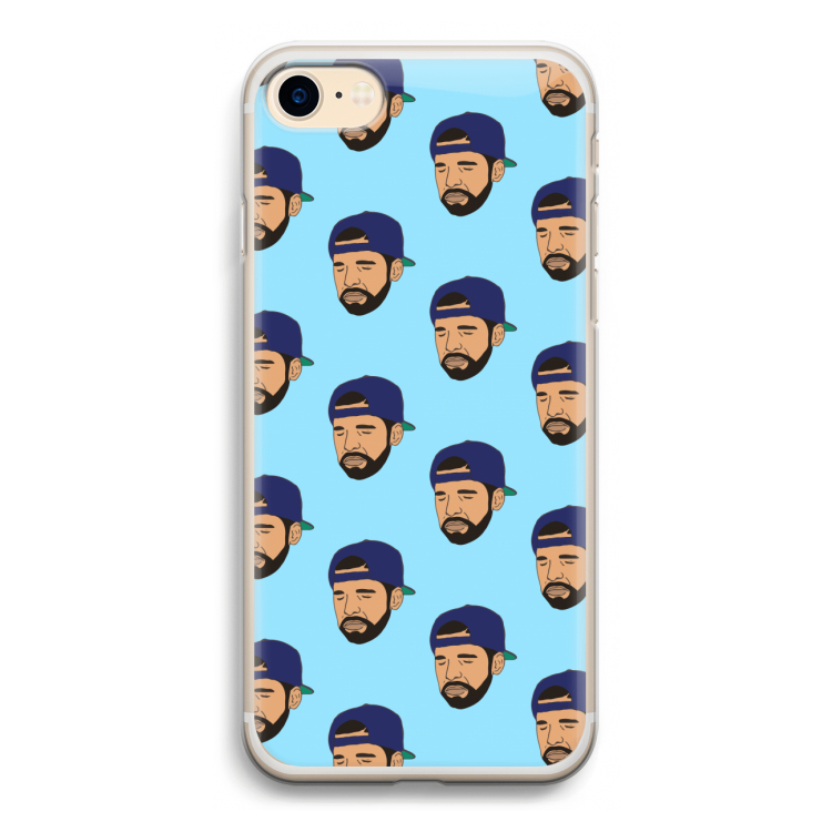 Drake Away: iPhone 7 Transparant Hoesje