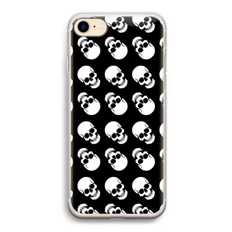 Musketon Skulls: iPhone 7 Transparant Hoesje