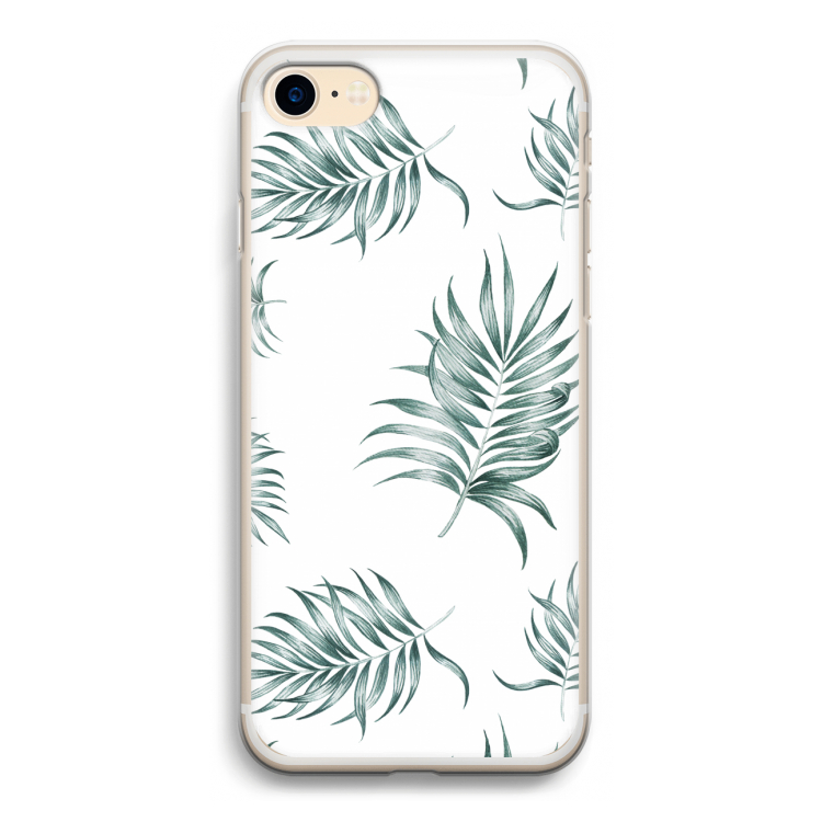 Simple leaves: iPhone 7 Transparant Hoesje