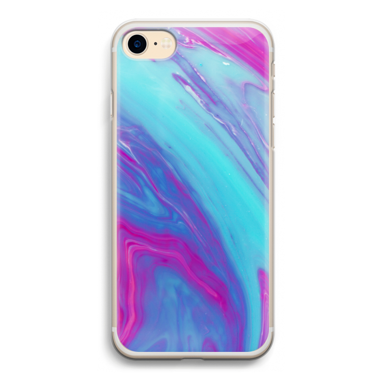 Zweverige regenboog: iPhone 7 Transparant Hoesje