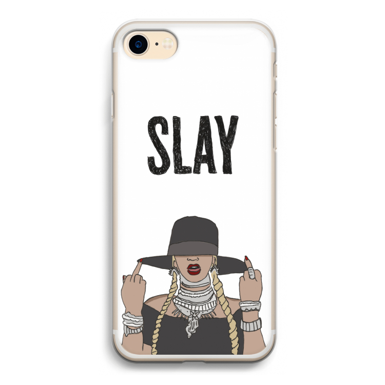 Slay All Day: iPhone 7 Transparant Hoesje